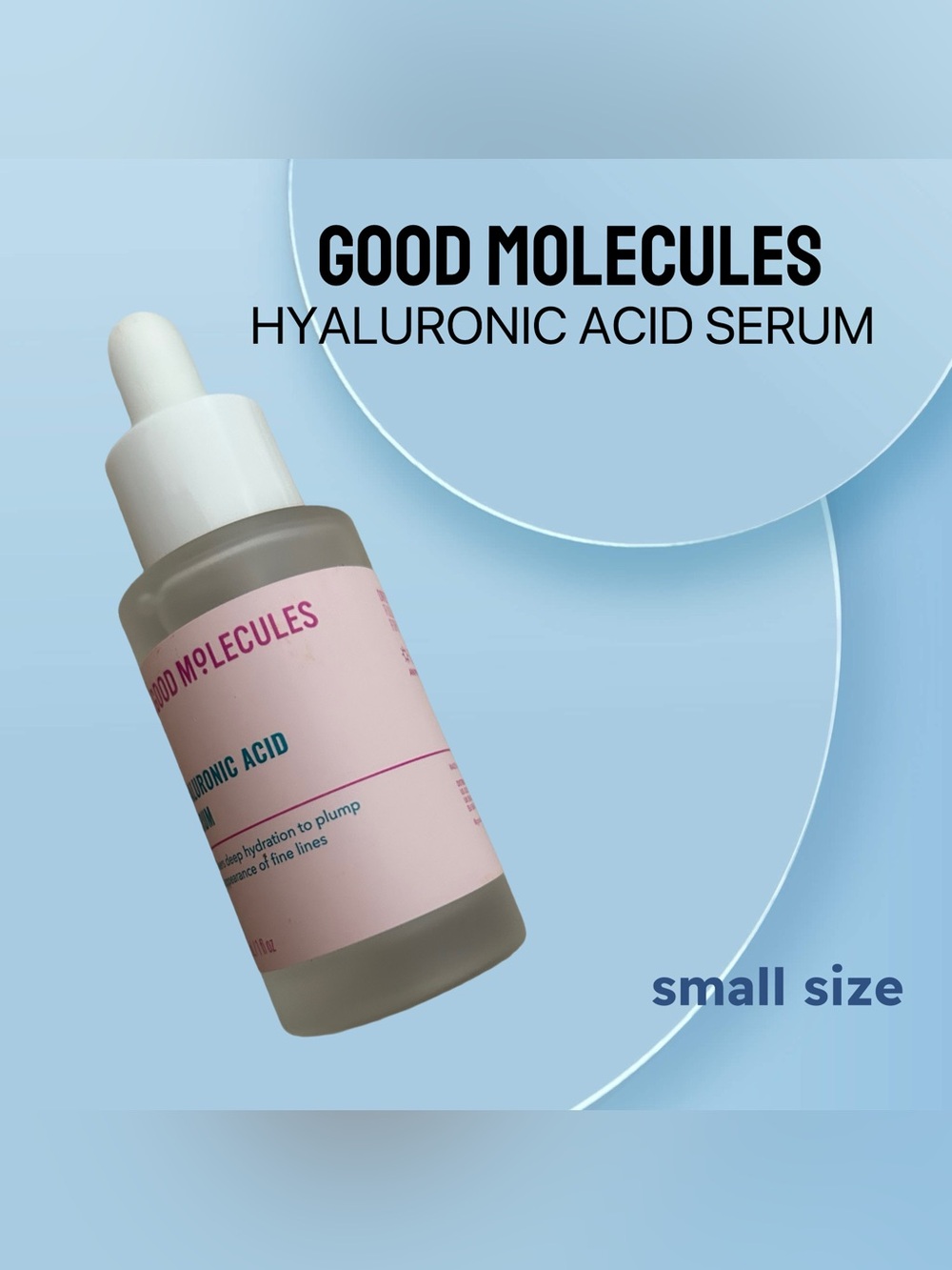 🇺🇸🆕NWOB GOOD MOLECULES | SMALL | Unisex Hydrating HYALURONIC ACID SERUM
